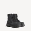 Bota de combate masculina em preto