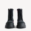 Bota de combate masculina em preto