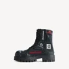 Bota de combate masculina em preto