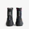 Bota de combate masculina em preto