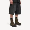 Bota masculina «Combat Strike» em verde-oliva