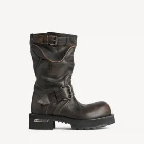 Bota Venom para homem em castanho