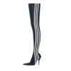 Botas acima do joelho Balenciaga x adidas Knife «Preto Branco» 724074W2ES11090