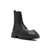 Botas com atacadores Rhino de 25 mm «Pele de bezerro lisa preta» 712638WBB501000