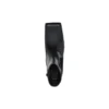 Botas de cano curto com biqueira quadrada «Couro Preto» 678108WBC301000