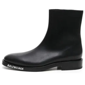 Botas de cano curto com logótipo «Preto» 590717WA7201000