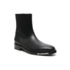 Botas de cano curto com logótipo «Preto» 590717WA7201000