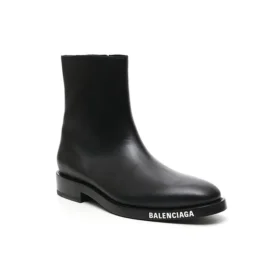 Botas de cano curto com logótipo «Preto» 590717WA7201000
