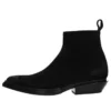 Botas de cano curto em camurça Santiago «Preto» 579736WA7301000