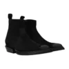 Botas de cano curto em camurça Santiago «Preto» 579736WA7301000