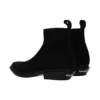 Botas de cano curto em camurça Santiago «Preto» 579736WA7301000