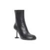 Botas de cano curto femininas de 90 mm «Couro Preto» 701937WBCR01000