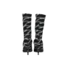 Botas de spandex com logótipo Monogram de 80 mm «Black» 549784W1P601264