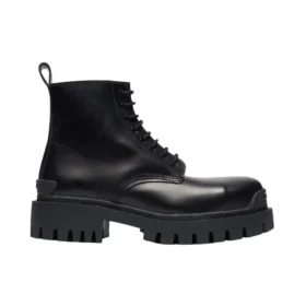Botas Martin Mid com atacadores, em pele de vaca, tamanho pequeno, «Preto» 589338WA9601000