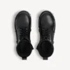 Botas masculinas com atacadores «Bulldozer» em preto