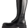 Botas Strike 20 mm «Pele de bezerro lisa preta mate» 763557WA9601000