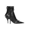 Botins Cagole 90 mm «Black Arena Lambskin» 694379WAD4E1081