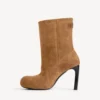 Botins Fargo para mulher em castanho