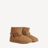 Botins femininos «Alaska Soft» em camelo