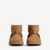 Botins femininos «Alaska Soft» em camelo