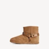Botins femininos «Alaska Soft» em camelo