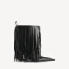 Botins femininos «Avenue Fringe» em preto