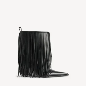 Botins femininos «Avenue Fringe» em preto