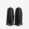 Botins femininos «Avenue Fringe» em preto