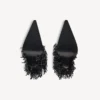 Botins femininos «Avenue Fringe» em preto