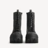 Botins masculinos com atacadores «Bulldozer» em preto