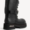 Botins masculinos com atacadores Venom em preto