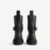 Botins masculinos com atacadores Venom em preto
