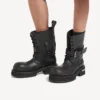 Botins masculinos com atacadores Venom em preto