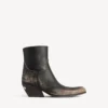 Botins Memphis para mulher em preto/bege Botins Memphis para mulher em preto/bege