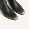 Botins Memphis para mulher em preto/bege Botins Memphis para mulher em preto/bege