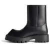 Botins Rhino «Pele de bezerro lisa preta» 763684WBB501000