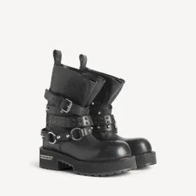 Botins Venom City para mulher em preto