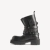 Botins Venom City para mulher em preto