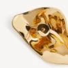 Brincos Bloom XS para mulher em ouro brilhante