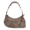 c Mochila de ombro pequena Le Cagole «Castanho claro» 6713071VG9Y1212