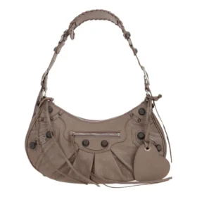 c Mochila de ombro pequena Le Cagole «Castanho claro» 6713071VG9Y1212