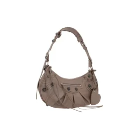 c Mochila de ombro pequena Le Cagole «Castanho claro» 6713071VG9Y1212
