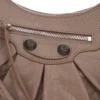 c Mochila de ombro pequena Le Cagole «Castanho claro» 6713071VG9Y1212