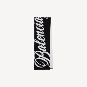 Cachecóis «Big B» para homem em preto/branco