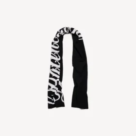 Cachecóis «Big B» para homem em preto/branco