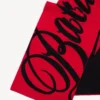 Cachecóis «Big B» para homem em vermelho/preto