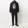 Calçado casual masculino Balenciaga com estampado alfabético, preto 641679TJV931070