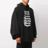 Calçado casual masculino Balenciaga com estampado alfabético, preto 641679TJV931070