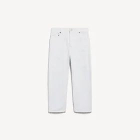 Calças capri Jackie para mulher em branco