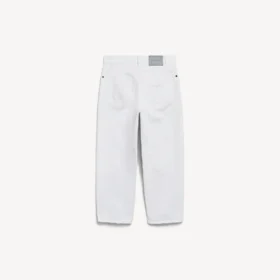 Calças capri Jackie para mulher em branco